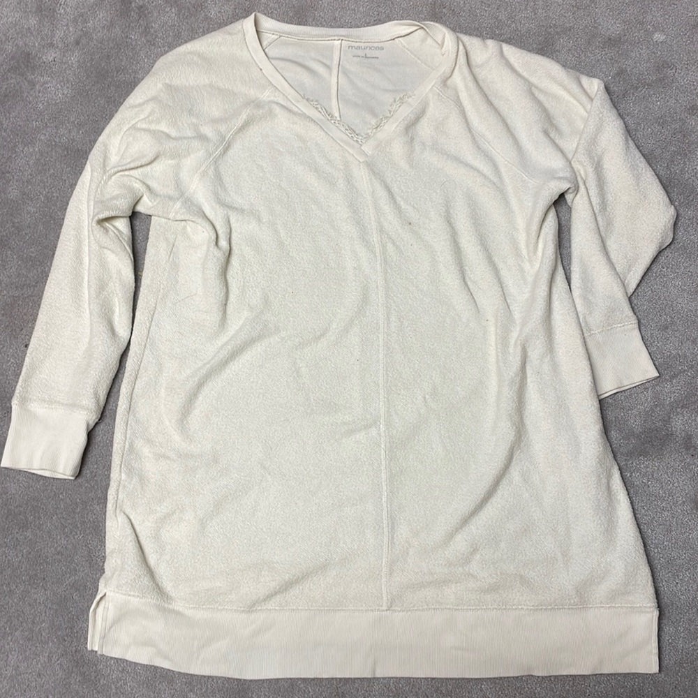 Maurice’s long sleeve dress shirt. Size L